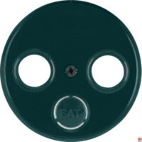 BERKER Zentralplatte gn Schraubbef matt R:Classic MAN0301224 ohne Beschriftungsf