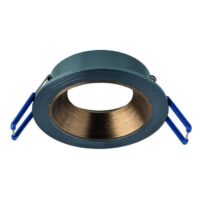 Rutec ALU10213 Einbauring MixMi, schwenkb.,ru, Aluminium basalt/grünbronze