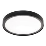 SG LEUCHTEN LED-Anbauleuchte 21W 3000K DISC 606228 2430lm schwarz Konverter DALI