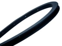 flexibel Silikonprofil Anole Vf Platin Q 1Meter schwarz PFH352