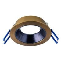 Rutec ALU12211 Einbauring MixMi, schwenkb.,ru, Aluminium bronzegold/schiefer