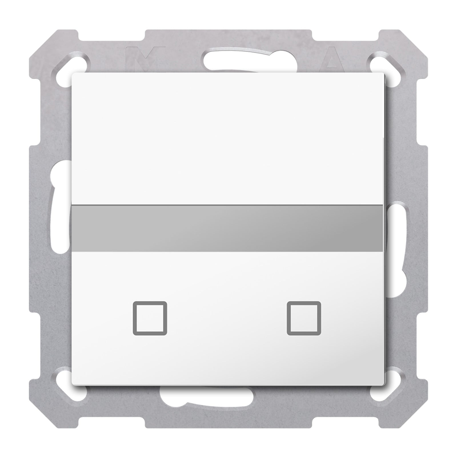 MDT Bewegungsmelder-Bus KNX Unterputz reinweiß 180° v15° 1,1m BWM-55T02.03S