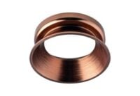 Rutec 51214 Einbaureflektor rund, Aluminium, clipring rotbronze gebürstet