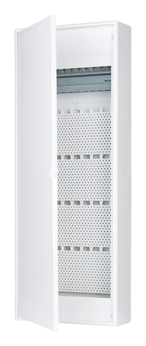 F-TRONIC Kleinverteiler Aufputz 5x12TE Kunststoff VISION60K IP30 305x795x99mm