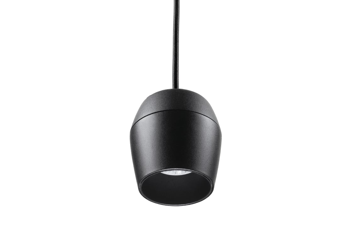 SG LEUCHTEN LED-Pendelleuchte 1LED 2700K ZIP JELSA 320888 480lm Konverter schwarz sym IP20