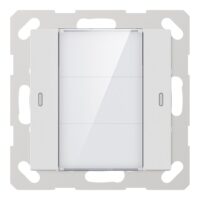 Multifunktions-Tastsensor ADVANCE+, 1-fach Weiss matt inklusive 284104