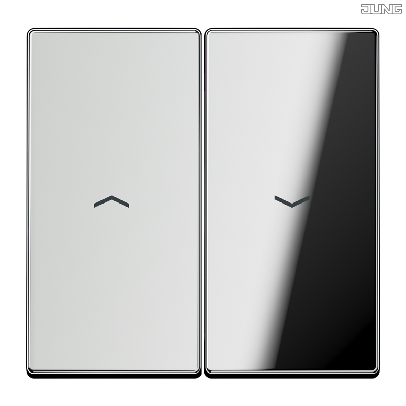 Jung BRG 12-5 PK 42 Abdeckung mit Kipphebel "Kegel" 1-fach 2 Kipphebel