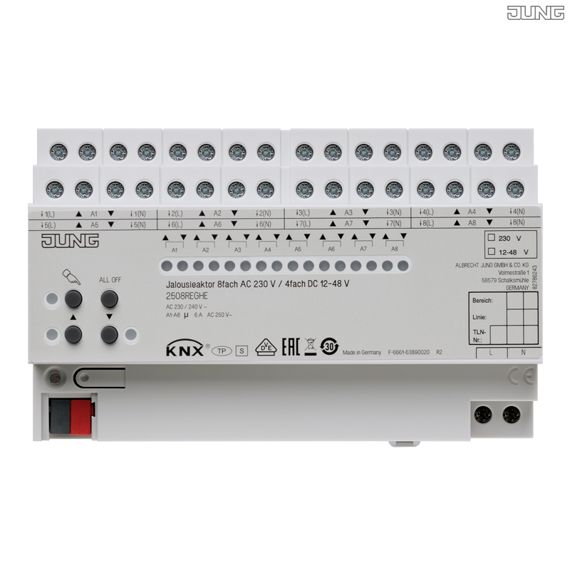 Jung BRG 12-5 PK 42 Abdeckung mit Kipphebel "Kegel" 1-fach 2 Kipphebel