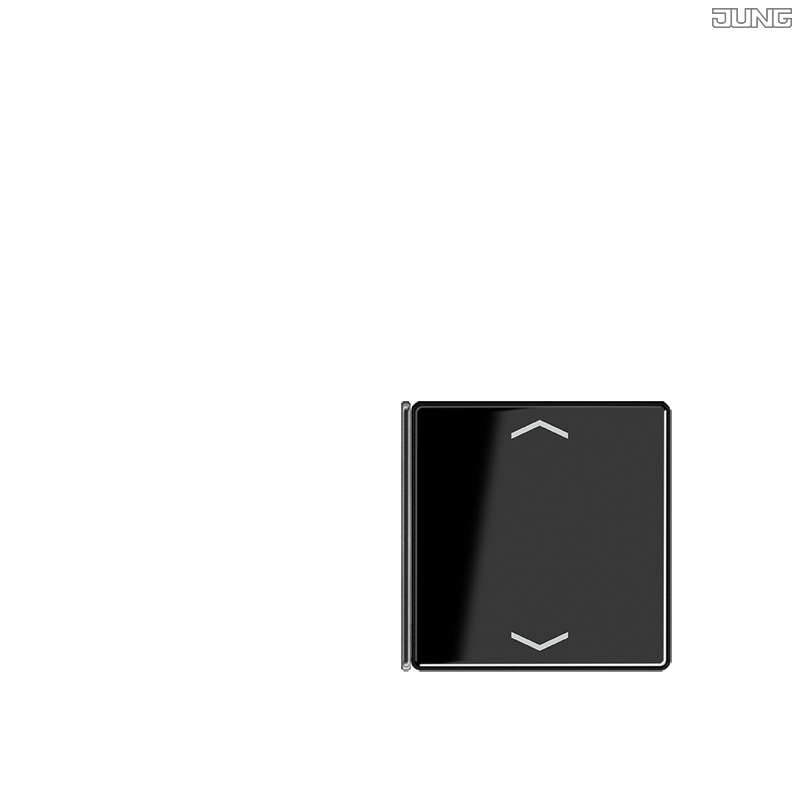 Jung BRG 12-5 PK 42 Abdeckung mit Kipphebel "Kegel" 1-fach 2 Kipphebel