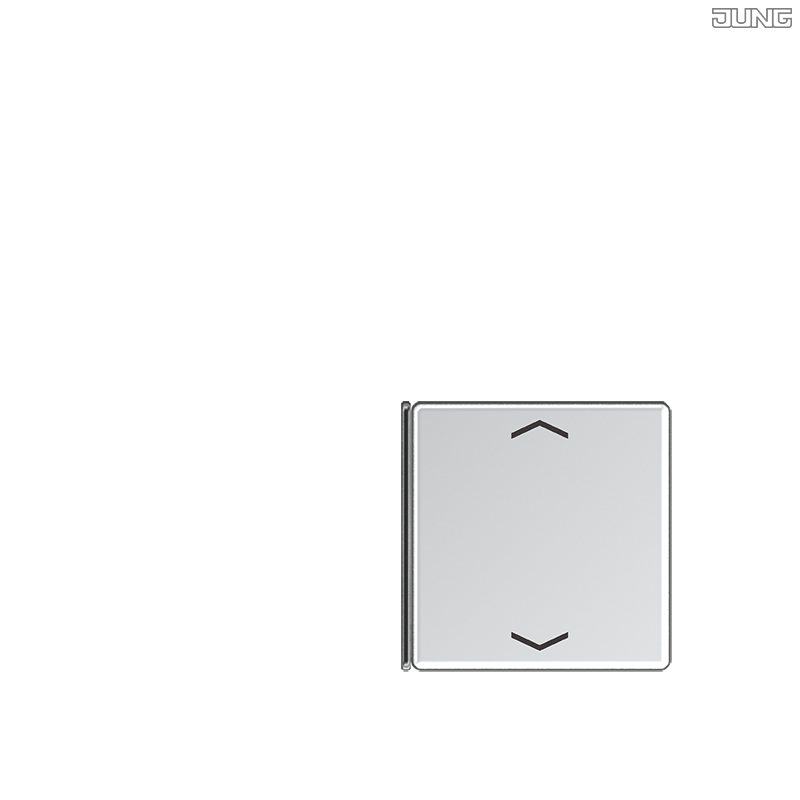 Jung BRG 12-5 PK 42 Abdeckung mit Kipphebel "Kegel" 1-fach 2 Kipphebel