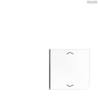 Jung BRG 12-5 PK 42 Abdeckung mit Kipphebel "Kegel" 1-fach 2 Kipphebel