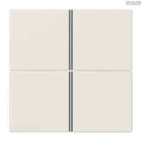 Jung BRG 12-5 PK 42 Abdeckung mit Kipphebel "Kegel" 1-fach 2 Kipphebel