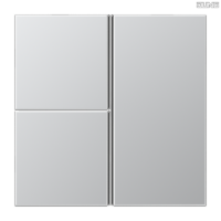 Jung BRG 12-5 PK 42 Abdeckung mit Kipphebel "Kegel" 1-fach 2 Kipphebel