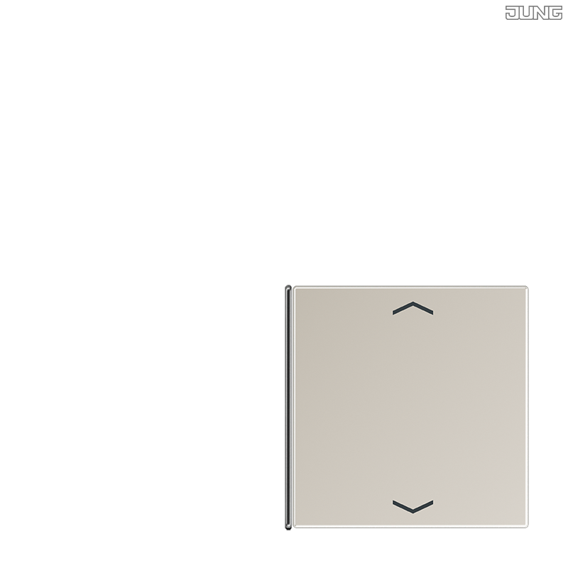Jung BRG 12-5 PK 42 Abdeckung mit Kipphebel "Kegel" 1-fach 2 Kipphebel