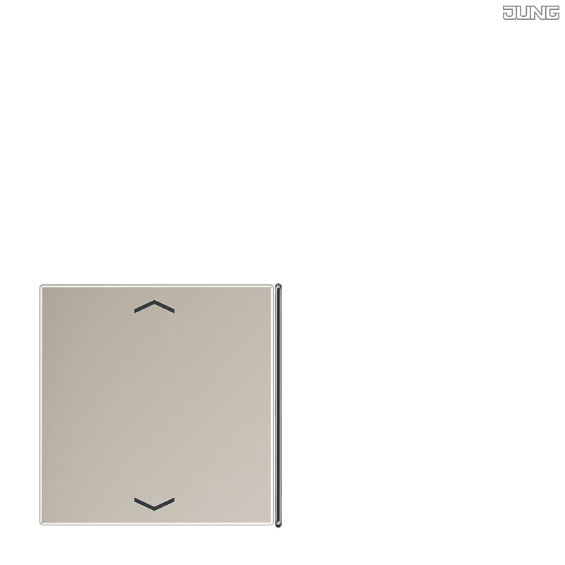 Jung BRG 12-5 PK 42 Abdeckung mit Kipphebel "Kegel" 1-fach 2 Kipphebel
