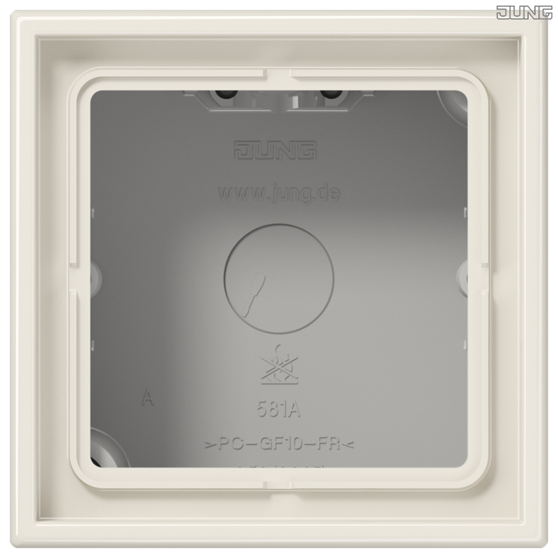 Jung BRG 12-5 PK 42 Abdeckung mit Kipphebel "Kegel" 1-fach 2 Kipphebel