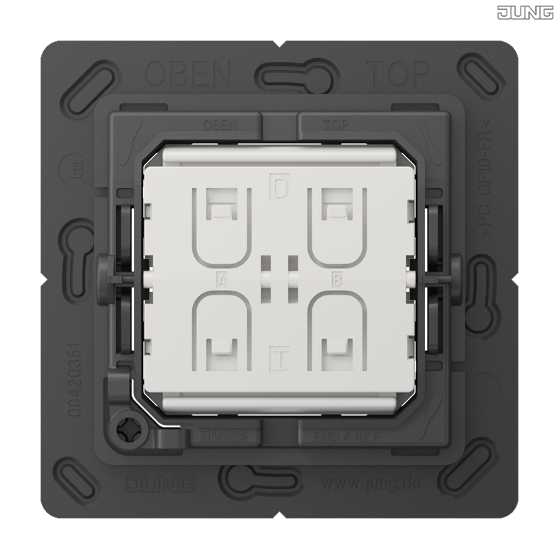 Jung BRG 12-5 PK 42 Abdeckung mit Kipphebel "Kegel" 1-fach 2 Kipphebel