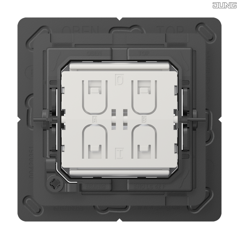 Jung BRG 12-5 PK 42 Abdeckung mit Kipphebel "Kegel" 1-fach 2 Kipphebel