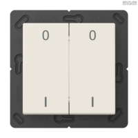 Jung BRG 12-5 PK 42 Abdeckung mit Kipphebel "Kegel" 1-fach 2 Kipphebel