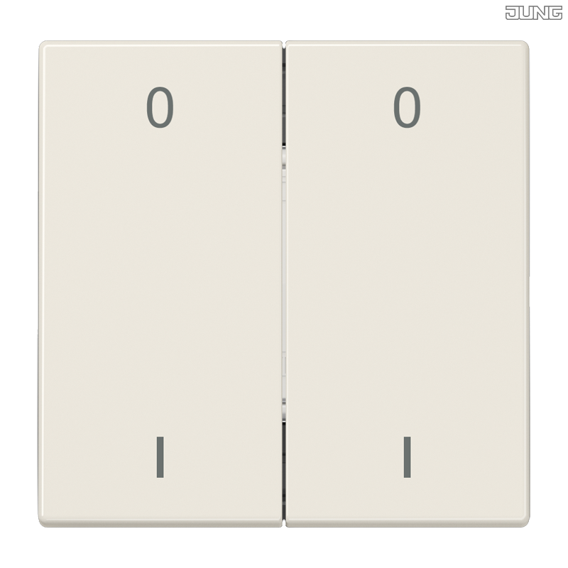 Jung BRG 12-5 PK 42 Abdeckung mit Kipphebel "Kegel" 1-fach 2 Kipphebel