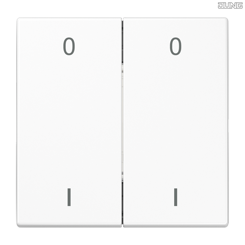 Jung BRG 12-5 PK 42 Abdeckung mit Kipphebel "Kegel" 1-fach 2 Kipphebel