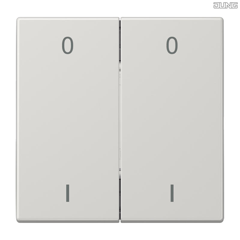 Jung BRG 12-5 PK 42 Abdeckung mit Kipphebel "Kegel" 1-fach 2 Kipphebel