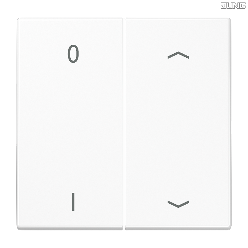 Jung BRG 12-5 PK 42 Abdeckung mit Kipphebel "Kegel" 1-fach 2 Kipphebel