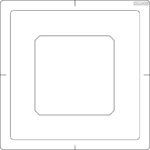 Jung BRG 12-5 PK 42 Abdeckung mit Kipphebel "Kegel" 1-fach 2 Kipphebel