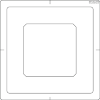 Jung BRG 12-5 PK 42 Abdeckung mit Kipphebel "Kegel" 1-fach 2 Kipphebel