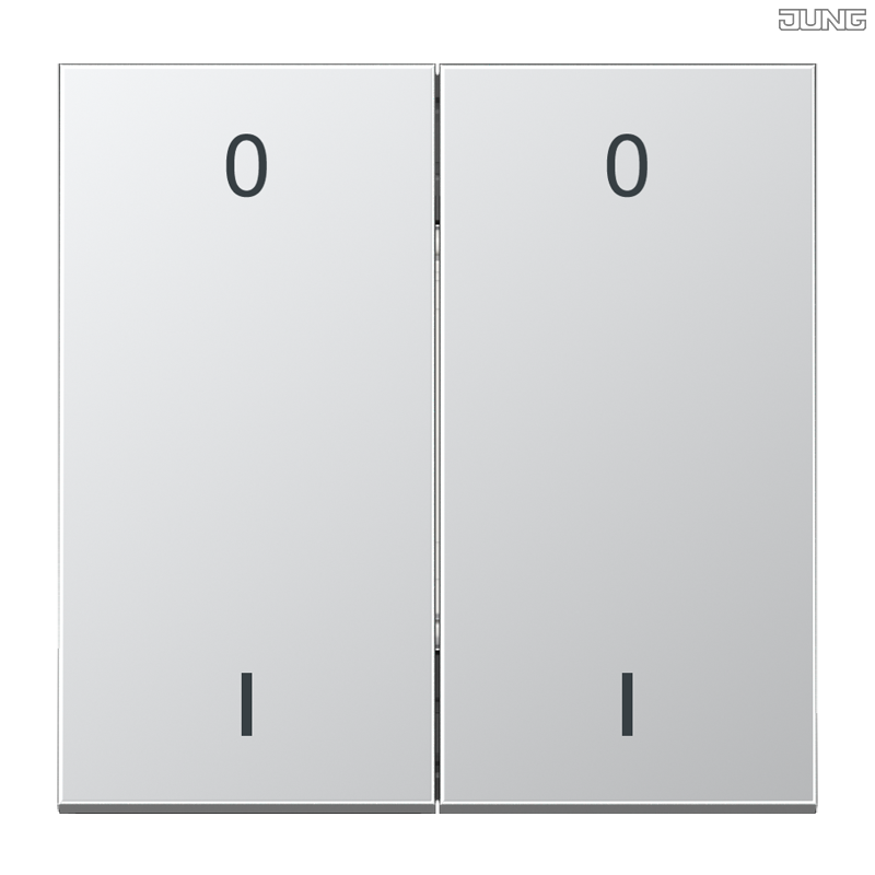 Jung BRG 12-5 PK 42 Abdeckung mit Kipphebel "Kegel" 1-fach 2 Kipphebel