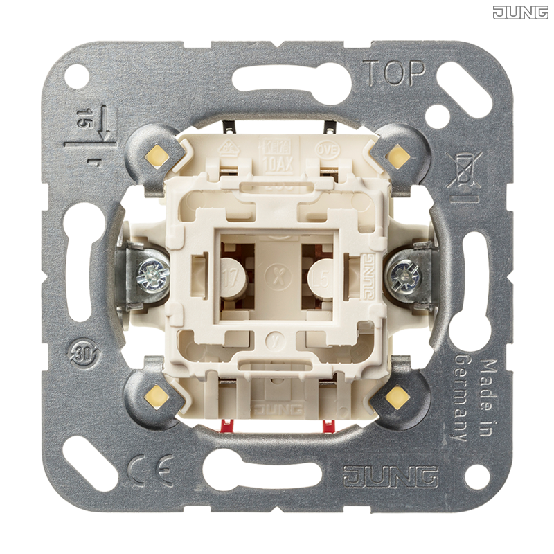Jung BRG 12-5 PK 42 Abdeckung mit Kipphebel "Kegel" 1-fach 2 Kipphebel