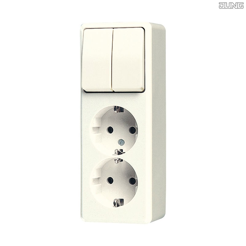 Jung BRG 12-5 PK 42 Abdeckung mit Kipphebel "Kegel" 1-fach 2 Kipphebel