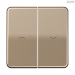 Jung BRG 12-5 PK 42 Abdeckung mit Kipphebel "Kegel" 1-fach 2 Kipphebel