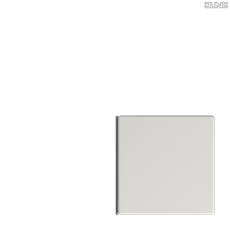Jung BRG 12-5 PK 42 Abdeckung mit Kipphebel "Kegel" 1-fach 2 Kipphebel