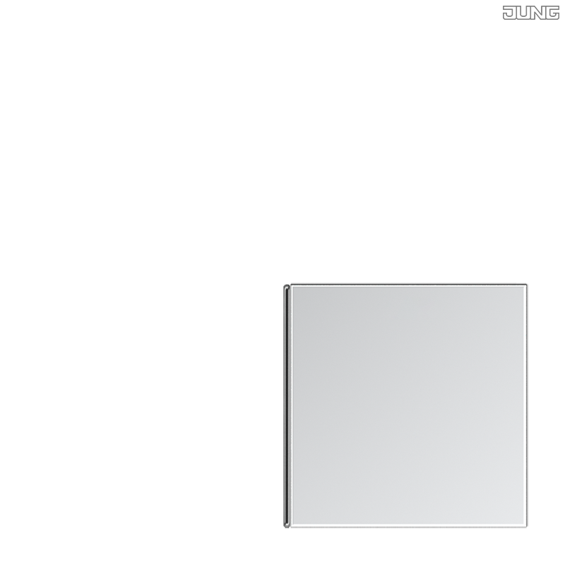 Jung BRG 12-5 PK 42 Abdeckung mit Kipphebel "Kegel" 1-fach 2 Kipphebel
