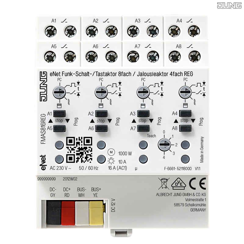 Jung BRG 12-5 PK 42 Abdeckung mit Kipphebel "Kegel" 1-fach 2 Kipphebel