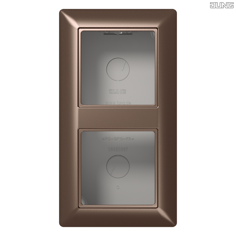 Jung BRG 12-5 PK 42 Abdeckung mit Kipphebel "Kegel" 1-fach 2 Kipphebel