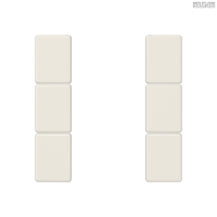Jung BRG 12-5 PK 42 Abdeckung mit Kipphebel "Kegel" 1-fach 2 Kipphebel