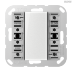 Jung BRG 12-5 PK 42 Abdeckung mit Kipphebel "Kegel" 1-fach 2 Kipphebel
