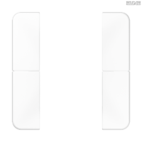 Jung BRG 12-5 PK 42 Abdeckung mit Kipphebel "Kegel" 1-fach 2 Kipphebel