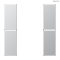Jung BRG 12-5 PK 42 Abdeckung mit Kipphebel "Kegel" 1-fach 2 Kipphebel