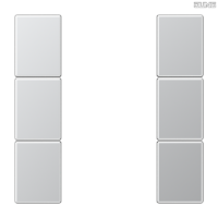 Jung BRG 12-5 PK 42 Abdeckung mit Kipphebel "Kegel" 1-fach 2 Kipphebel