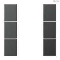 Jung BRG 12-5 PK 42 Abdeckung mit Kipphebel "Kegel" 1-fach 2 Kipphebel