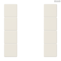 Jung BRG 12-5 PK 42 Abdeckung mit Kipphebel "Kegel" 1-fach 2 Kipphebel