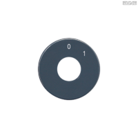 Jung BRG 12-5 PK 42 Abdeckung mit Kipphebel "Kegel" 1-fach 2 Kipphebel