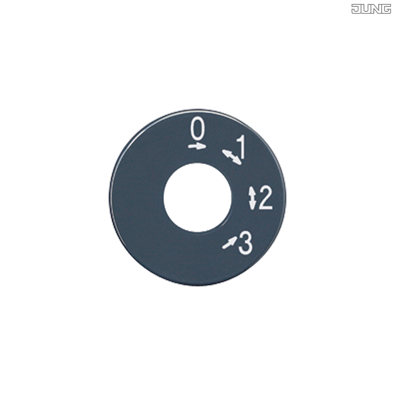 Jung BRG 12-5 PK 42 Abdeckung mit Kipphebel "Kegel" 1-fach 2 Kipphebel