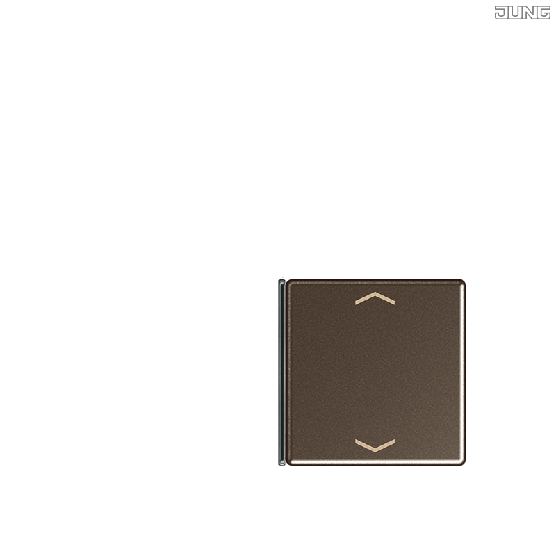 Jung BRG 12-5 PK 42 Abdeckung mit Kipphebel "Kegel" 1-fach 2 Kipphebel