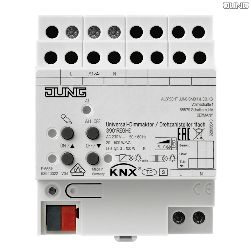 Jung BRG 12-5 PK 42 Abdeckung mit Kipphebel "Kegel" 1-fach 2 Kipphebel