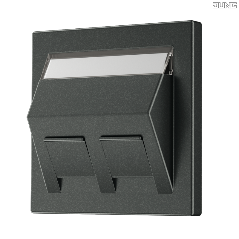 Jung BRG 12-5 PK 42 Abdeckung mit Kipphebel "Kegel" 1-fach 2 Kipphebel