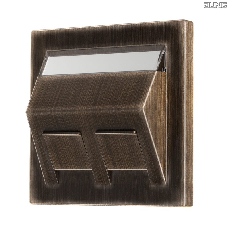 Jung BRG 12-5 PK 42 Abdeckung mit Kipphebel "Kegel" 1-fach 2 Kipphebel